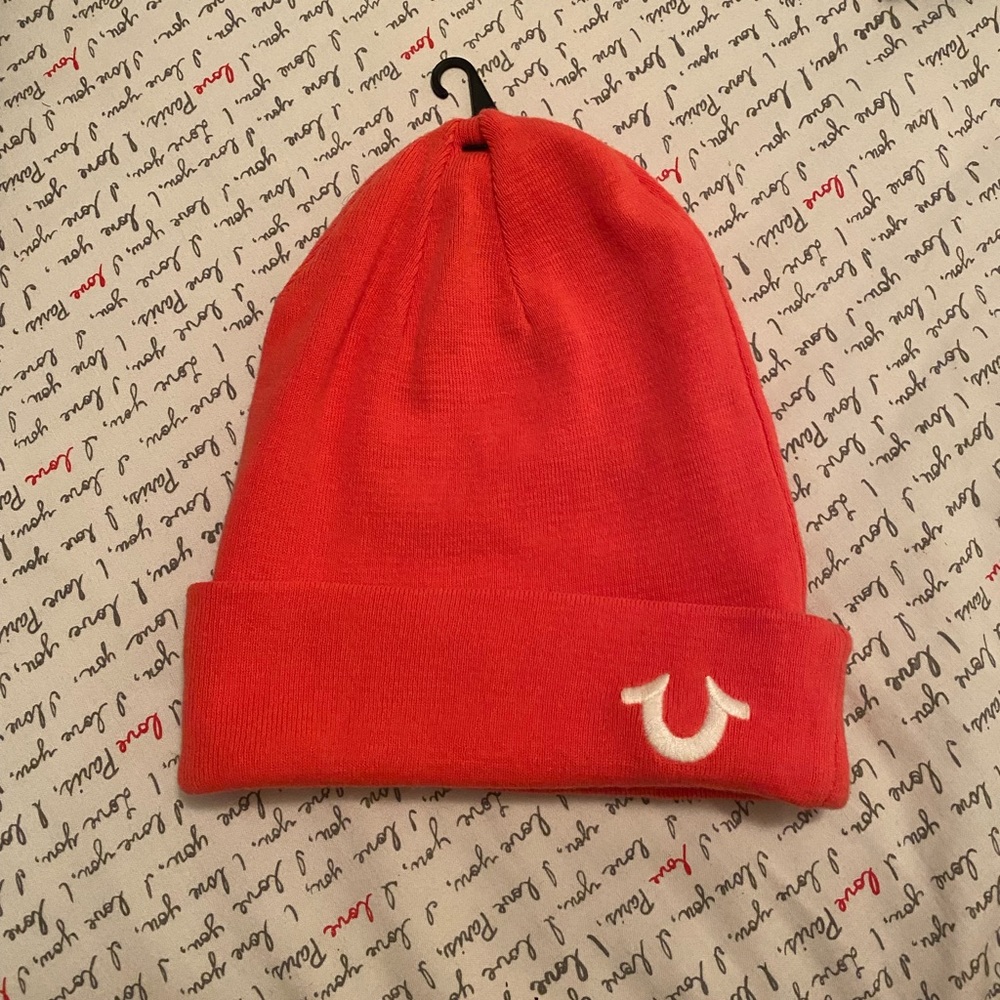 True Religion Knit Cotton Beanie